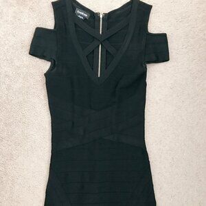 S/P BeBe Black fitting cocktail dress